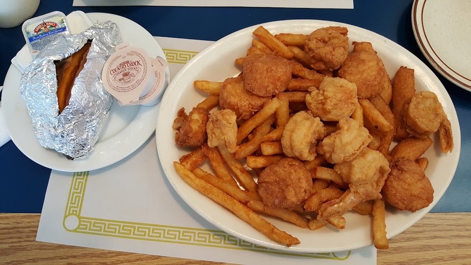 Butterfly Shrimp and Sea Scallops